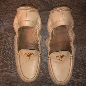 Prada Scrunchy Loafers